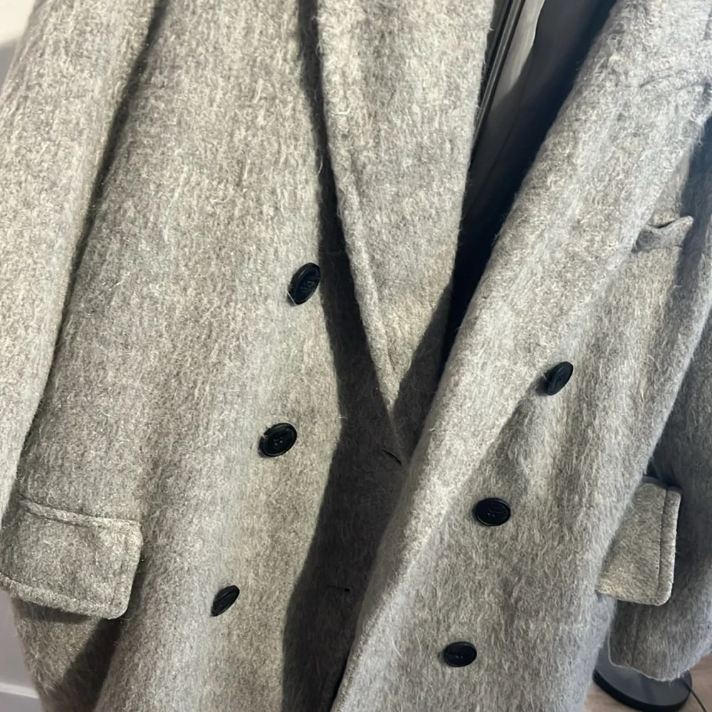 Grey Primark Overcoat - Picture 2 of 4
